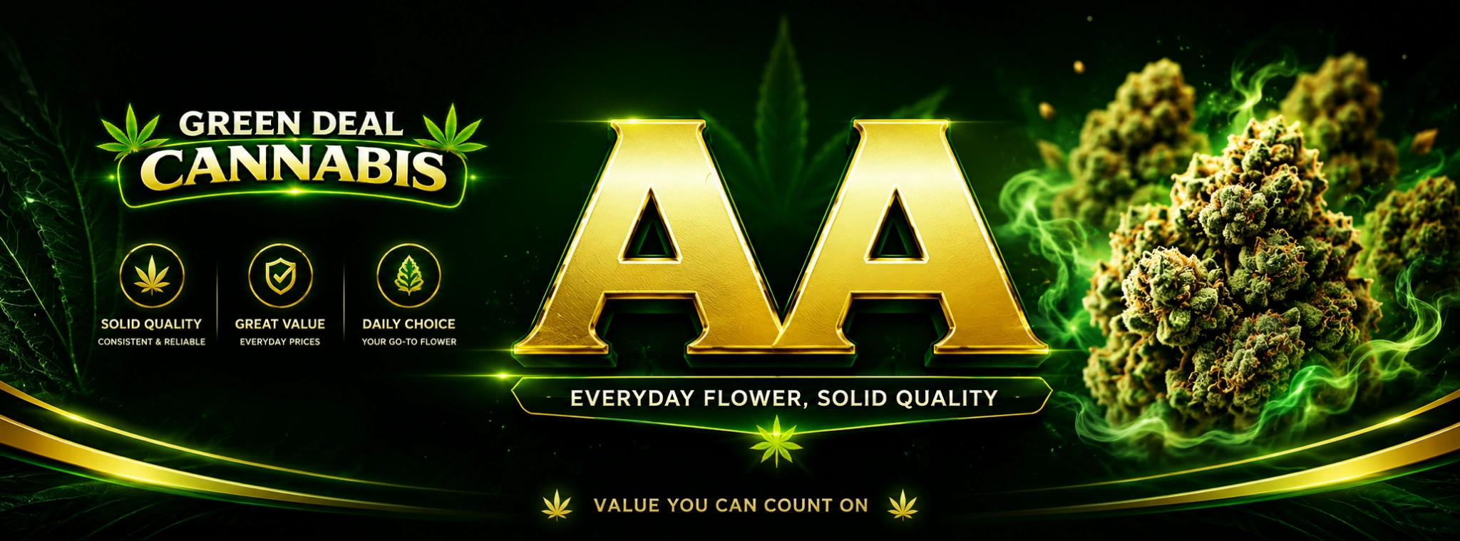 AA cannabis flower